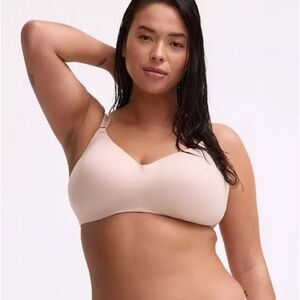 Torrid Wire-Free Lightly Lined Smooth Bra 44DD Nude